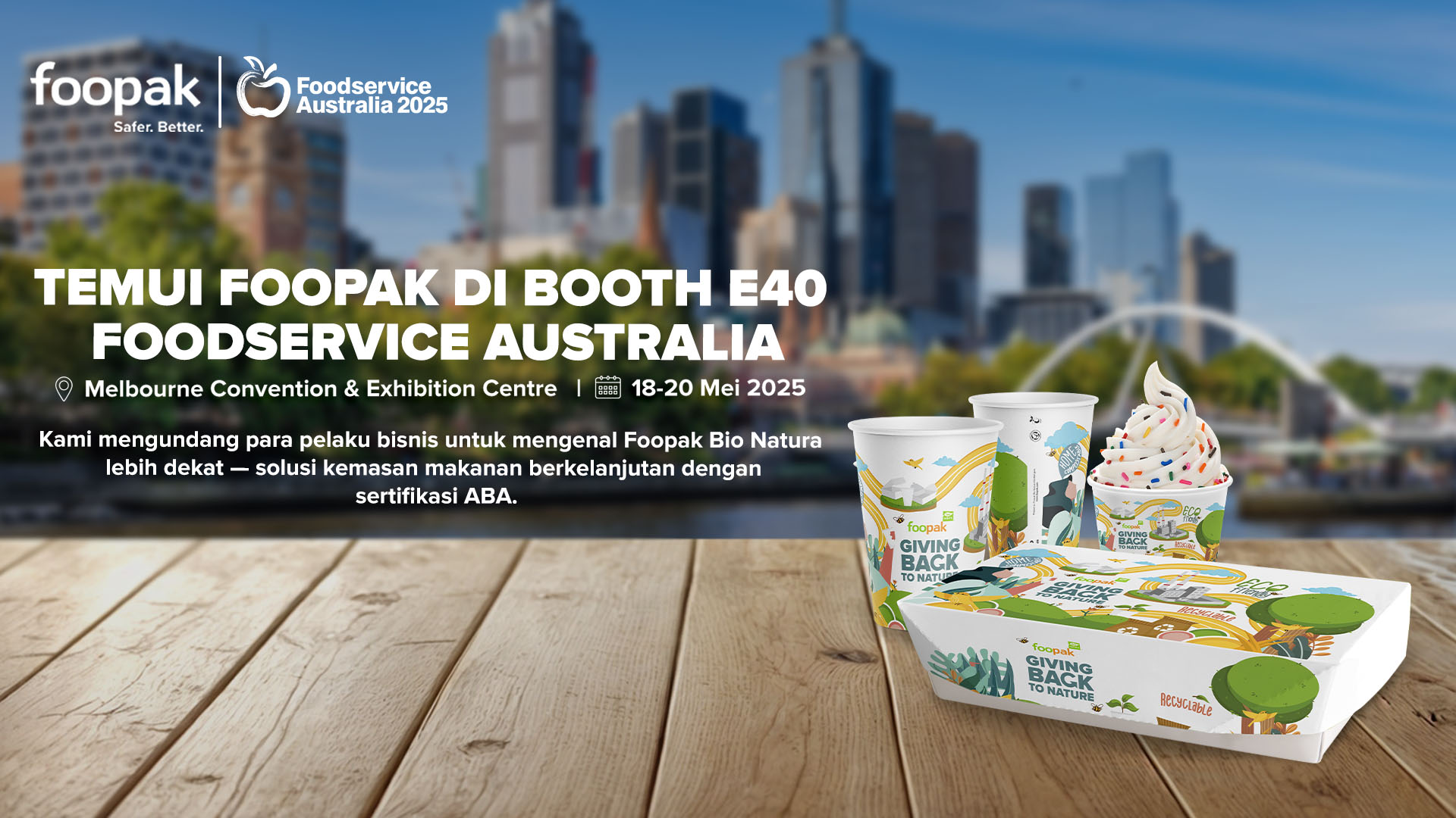 Foopak Highlights Sustainable Packaging Solutions at Foodservice Australia 2025