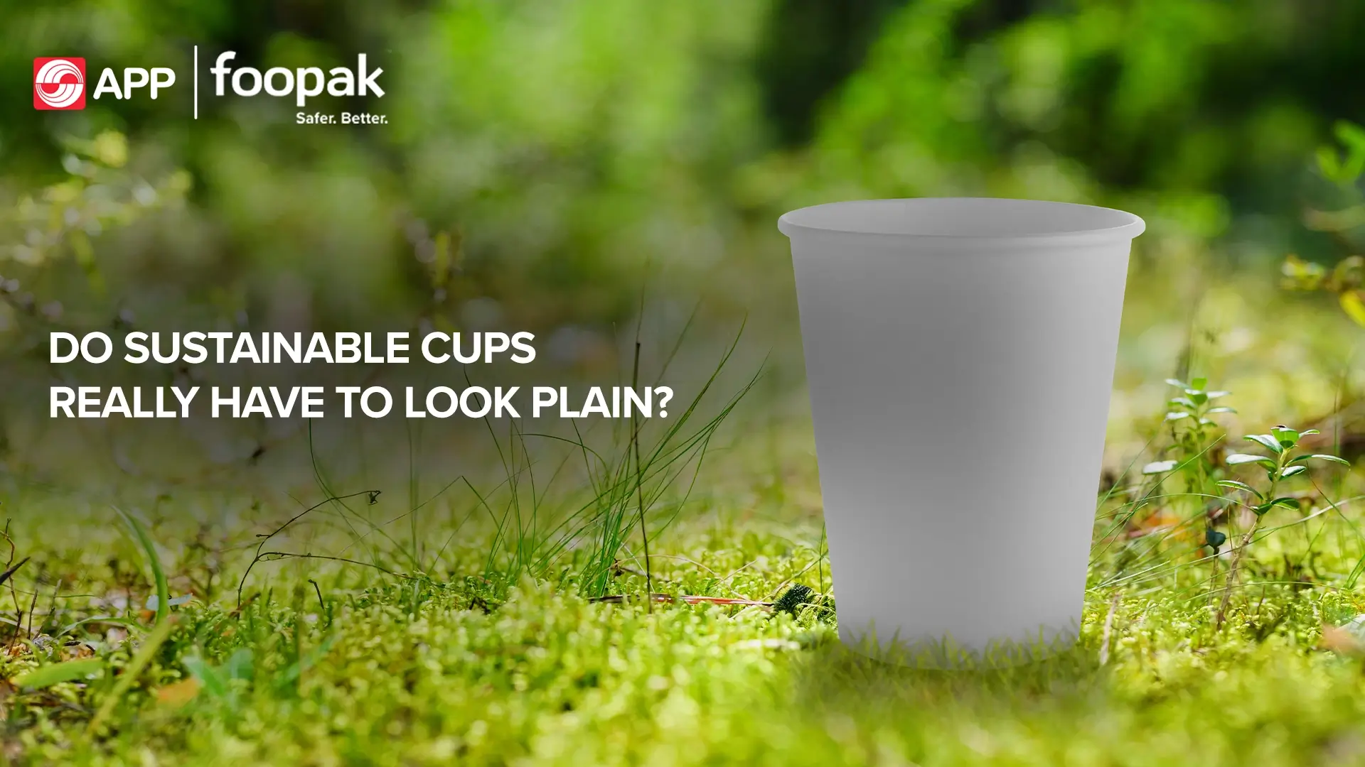Do Sustainable Cups Really Have to Look Plain?