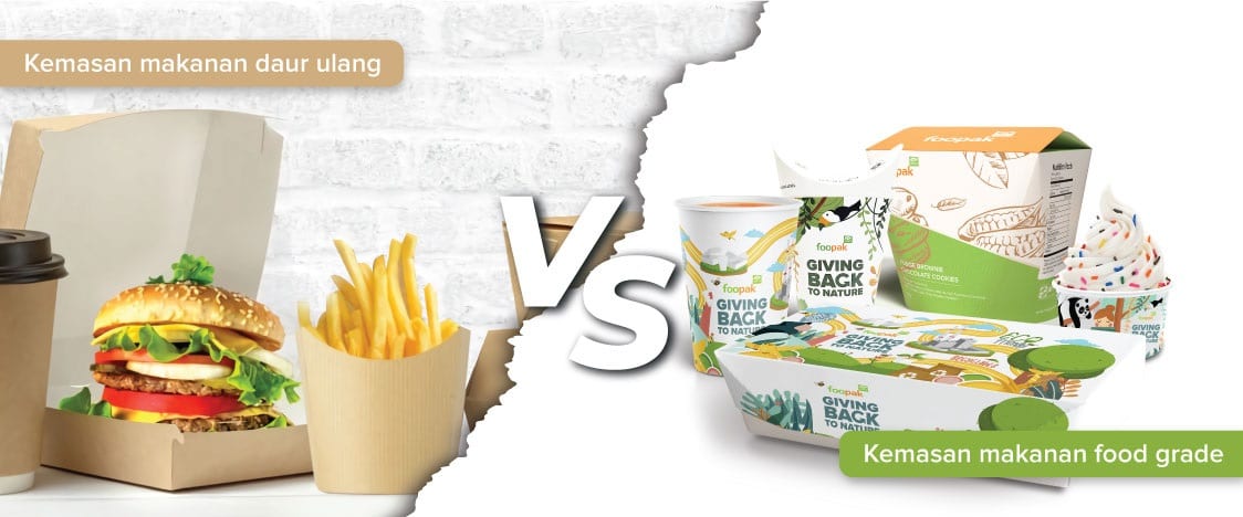 Kemasan Makanan Daur Ulang VS Kemasan Makanan Food Grade