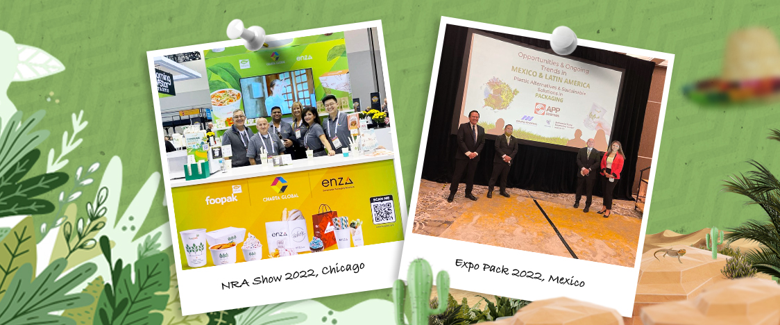 APP Sinar Mas and Charta Global Showcased Foopak Bio Natura in NRA Show and Expo Pack 2022