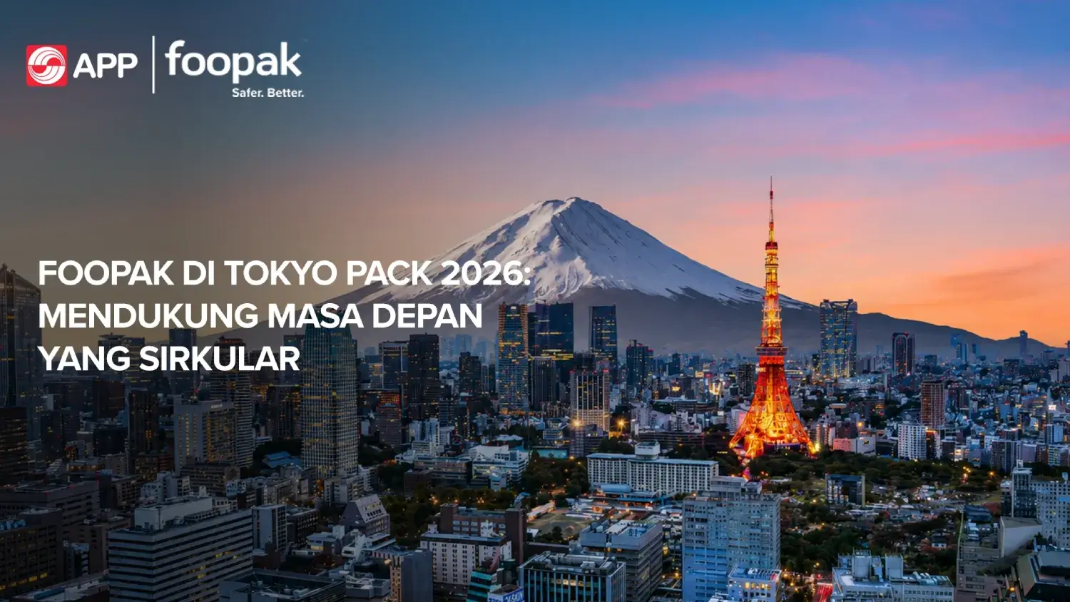 Foopak at TOKYO PACK 2026: Toward a Circular Future