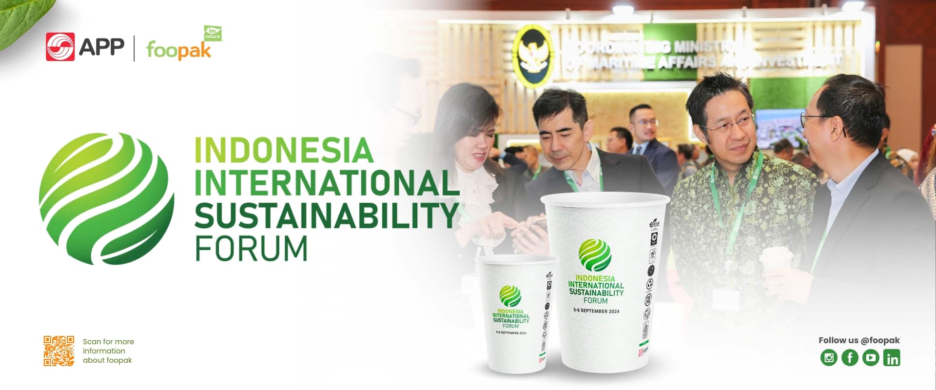 From Innovation to Impact: Foopak’s Role at the Indonesia International Sustainability Forum (ISF) 2024